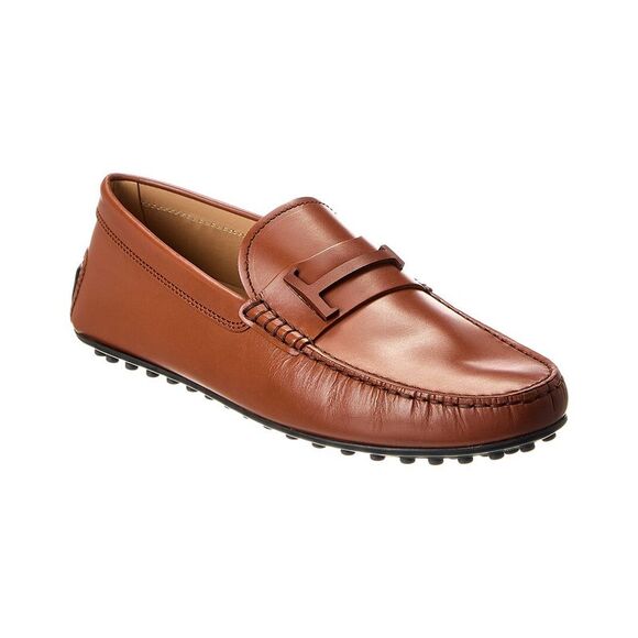 Tod’S City Gommino Leather Loafer Brown